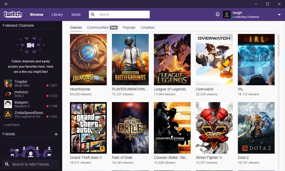 Where Is My Games In Twitch App Mac